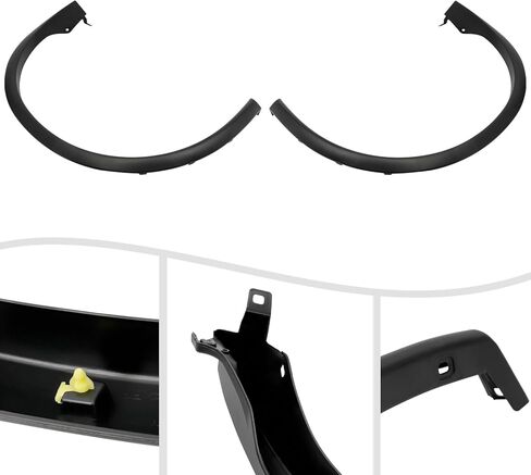 1 Pair Rear Left and Right Fender Trim Wheel Arch Molding for 2015-2021 Nissan Murano, Driver + Passenger Side OEM 768565AA0A, 768575AA0A in Kuwait