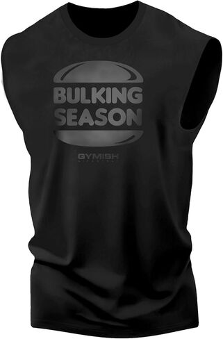 Bulking Season Funny Weightlifting Tank Top, Gym Inspiration Mens Tank Top in Saudi Arabia