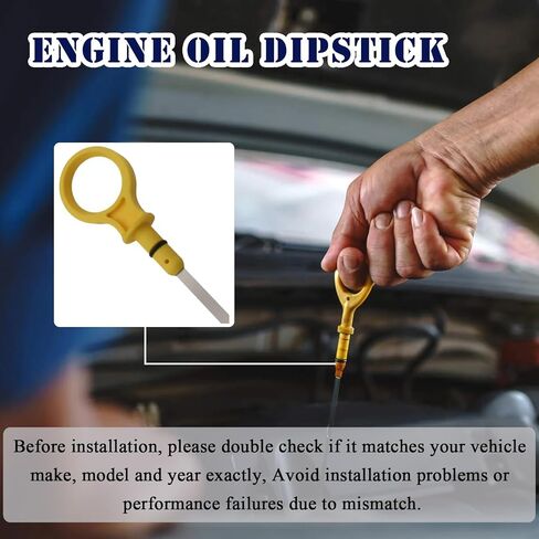 Engine Oil Dipstick Dip Stick Fit for Ford Escape 2013-2019 2.5L, Fusion 2013-2020 2.5L, Transit Connect 2014-2022 2.5L Replace for CV6Z6750A CV6Z-6750-A in Saudi Arabia