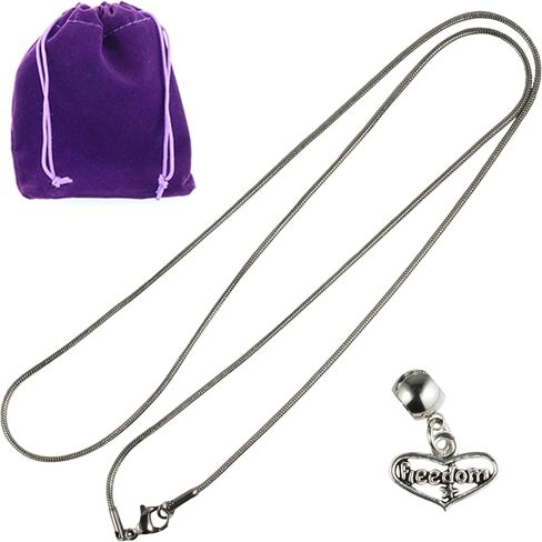 Dave The Bunny Freedom Heart Charm Jewelry in Saudi Arabia