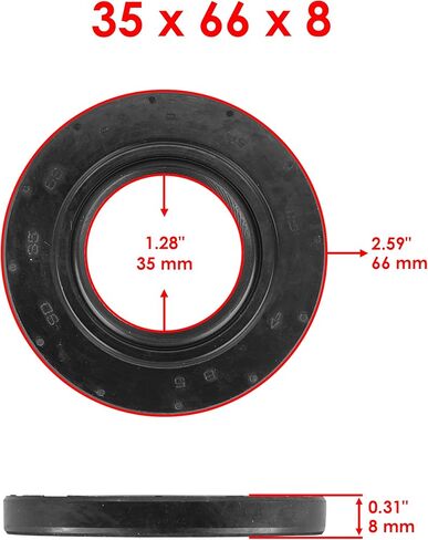 ختم زيت القابض الكالتريك متوافق مع Yamaha Grizzly Rhino Kodiak/ 93102-35004-00 2MB-E511B-00-00 in Kuwait