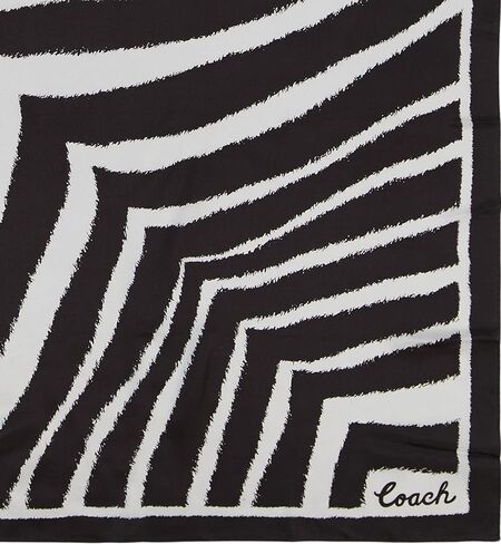 COACH ZEBRA PRINTED SILK SQUARE in Kuwait