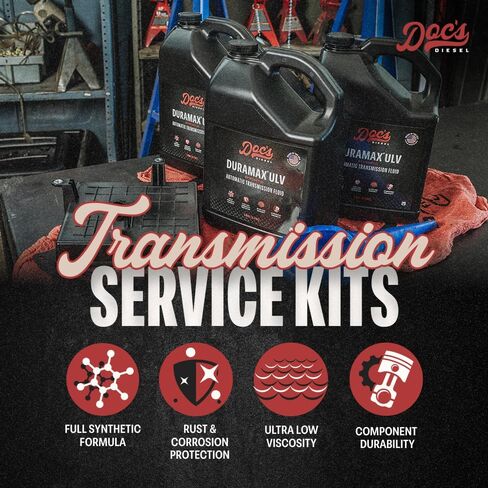 Doc’s Diesel DEXRON-ULV Automatic Transmission Fluid with Filters | Complete Service Kit for Chevrolet/GMC 6.6L Duramax 2500HD,3500HD with 10L1000 | 2020-2025 in Saudi Arabia
