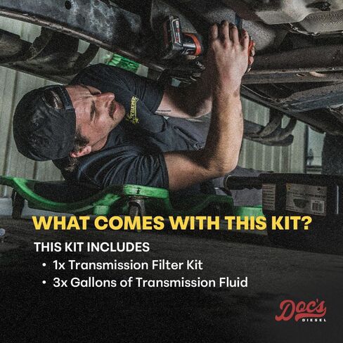 Doc’s Diesel DEXRON-ULV Automatic Transmission Fluid with Filters | Complete Service Kit for Chevrolet/GMC 6.6L Duramax 2500HD,3500HD with 10L1000 | 2020-2025 in Saudi Arabia