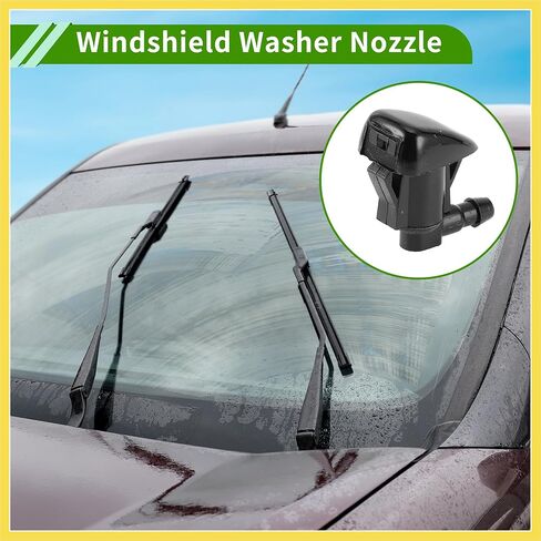 No.15247800 Windshield Washer Nozzle for GMC Acadia 2011-2012 Black Front Plastic 1 Set Benefit in Saudi Arabia