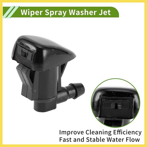 No.15247800 Windshield Washer Nozzle for GMC Acadia 2011-2012 Black Front Plastic 1 Set Benefit in Saudi Arabia