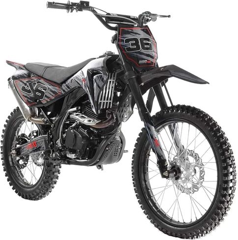 SMART DEALSNOW Brings BRAND NEW APOLLO Dirt Bike 250cc AGB-36 APOLLO with Standard Manual Clutch - MIDNIGHT BLACK Color in Kuwait