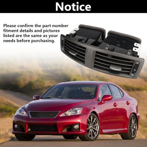 سخان تيار متردد للوحة تنفيس الهواء في المنتصف متوافق مع Toyota Lexus IS250(06-09) IS350(06-09) IS F(08-09) يستبدل 55670-53010، 5567053010 in Kuwait