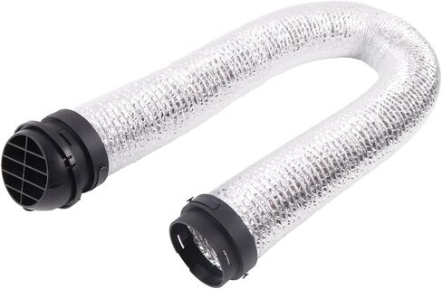 ztuoauma 75mm 3 '' سخان الديزل أنابيب الهواء موصل خرطوم منفذ تنفيس كليب مساعد رقائق الألومنيوم كيت متوافق مع eberspacher airtronic d4 d5 webasto الهواء الديزل سخانات وقوف السيارات 5KW 8KW in Kuwait