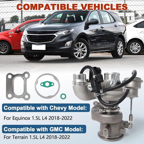 12685688 1.5L Turbo Turbocharger 847-1653 TD025L Fit for Chevy Equinox & GMC Terrain 1.5L L4 2018-2022 Replace 12679399 12699230 in Kuwait