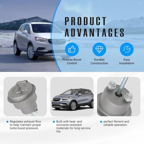 Turbocharger Wastegate Actuator 12679396 for Buick Encore 2016-2019 Chevrolet Cruze 2017-2019 Chevy Equinox 2018-2022 GMC Terrain 2018-2022 Turbo Waste Gate Actuator 12679420 12679372 in Saudi Arabia