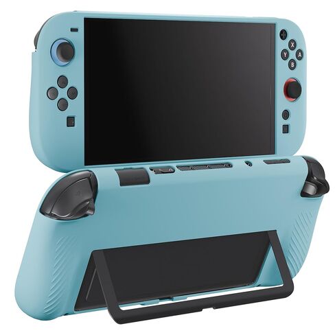 DaierTek Silicone Cover for Nintendo Switch 2 2025 Blue Protective Case Soft Grip Rubber Protector Compatible with Switch2 in Saudi Arabia