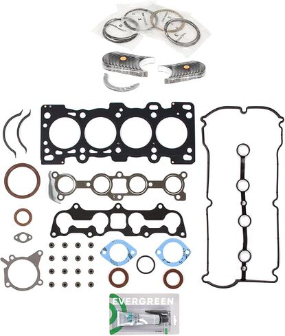 Evergreen SA-3129800431-2 مجموعة حشية كاملة محامل حلقات متوافقة مع/لـ 95-98 مازدا بروتج 1.5 DOHC Z5 in Kuwait