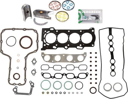 Evergreen SA-9761227899-5 Full Gasket Set Bearings Rings Compatible With/For 99-08 Chevrolet Toyota Celica Corolla 1ZZFE in Saudi Arabia