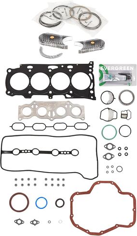 Evergreen SA-5494199059-5 Full Gasket Set Bearings Rings Compatible With/For 02-05 Toyota Rav4 Camry 2.4L DOHC in Saudi Arabia