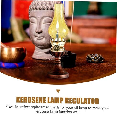 Kerosene Lamp Burner Replacement 4pcs Oil Lamp Parts for Vintage Desktop Kerosene Lamp Lamp Base in Saudi Arabia