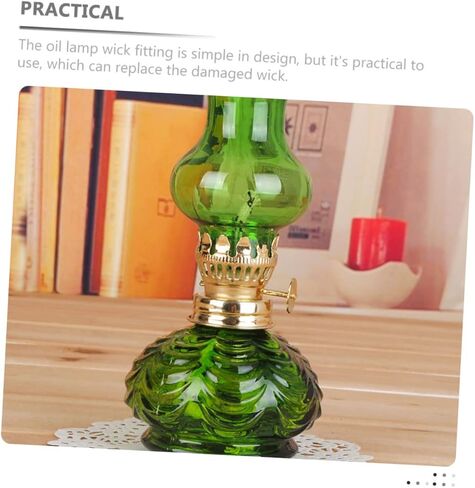 Kerosene Lamp Burner Replacement 4pcs Oil Lamp Parts for Vintage Desktop Kerosene Lamp Lamp Base in Saudi Arabia