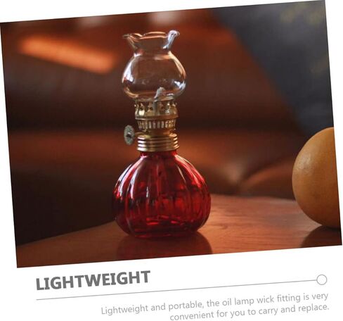 Kerosene Lamp Burner Replacement 4pcs Oil Lamp Parts for Vintage Desktop Kerosene Lamp Lamp Base in Saudi Arabia