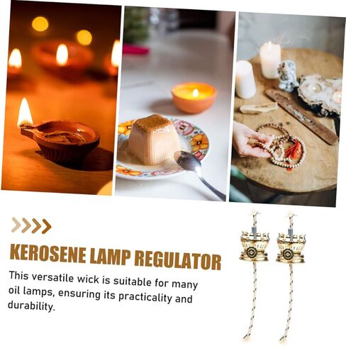 Kerosene Lamp Burner Replacement 4pcs Oil Lamp Parts for Vintage Desktop Kerosene Lamp Lamp Base in Saudi Arabia