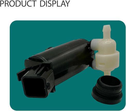 Black Windshield Washer Pump with Grommet Fit for Kia Sedona 3.3L 2015-2021 OE 98510-A9000 98510A9000 Water Washer Fluid Pump for Kia Sorento 2.0L 2.4L 3.3L 2016-2020 in Kuwait