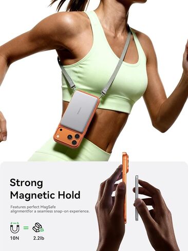 THREEKEY 0.3 بوصة فائق النحافة لشاحن MagSafe المحمول، بنك طاقة مغناطيسي نحيف بطاقة 5000 مللي أمبير في الساعة، حزمة بطارية شحن سريع لاسلكية 15 وات لهاتف iPhone 17 Air 16 15 14 13 12 Pro Max Plus (رمادي ثلجي) in Kuwait