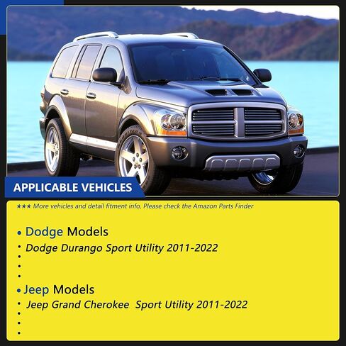 ABS Wheel Speed Sensor Rear Driver and Passenger Side Fit for Jeep Grand Cherokee 2011 2012 2013 2014 2015 2016 2017 2018 2019 2020 2021 2022, Dodge Durango 2011-2022 in Kuwait