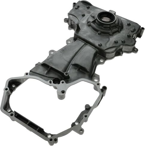 TRQ Front Timing Cover w/Engine Oil Pump Compatible with 02-06 Nissan Sentra Altima SE-R 2.5L in Saudi Arabia