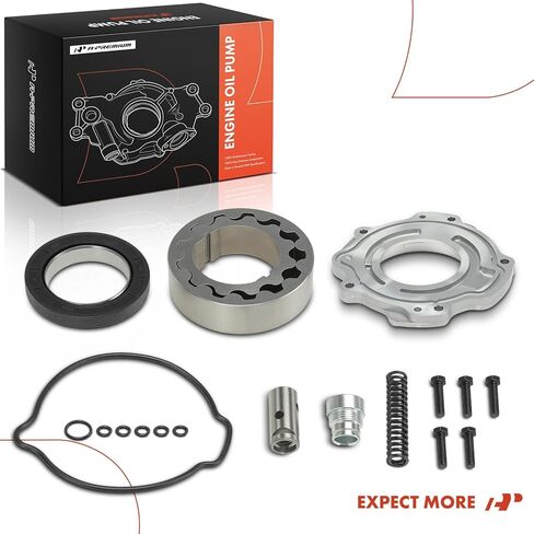 A-Premium Engine Oil Pump for 6.0L - Compatible with Ford F-250 F-350 F-450 F-550 Super Duty 2003-2007, E-350 E-450 Super Duty 2004-2010, E-350 Club Wagon 2004-2005, Excursion 2003-2005 in Kuwait
