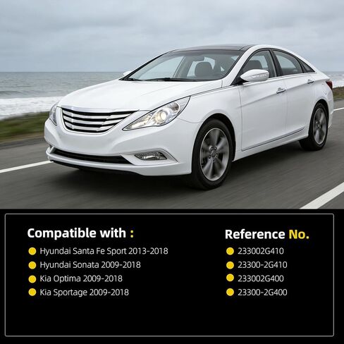 مجموعة عمود توازن مضخة الزيت من داسبيكان متوافقة مع Hyundai Sonata Kia Optima Sportage 2009-2018 Santa Fe Sport 2013-2018 يستبدل # 233002G410 23300-2G410 233002G400 23300-2G400 in Saudi Arabia