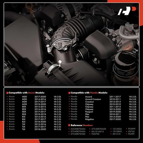 مفتاح ضغط زيت المحرك الممتاز [دبوس واحد] متوافق مع Honda Accord 2011-2017، Pilot 2010-2011/2014-2020، Odyssey 2010-2020، Ridgeline 2017-2020، Crosstour 2012-2015 & Acura MDX، RDX، TLX، RLX in Kuwait