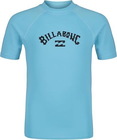 Billabong Boys' Arch Performance Fit Short Sleeve Rashguard Shirt with UPF 50+ Sun Protection in Saudi Arabia