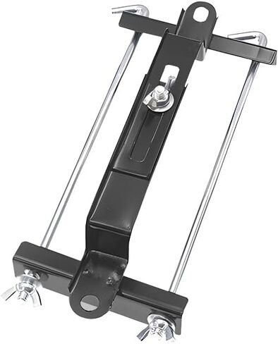 Car Adjustable Battery Hold Down for Tray, Vehicle Adjustable Battery Crossbar with Heavy-Duty Clamps, Automotive Hold Down Crossbar Bracket Holder Kit Accessories, Universal Fit (Large) in Saudi Arabia