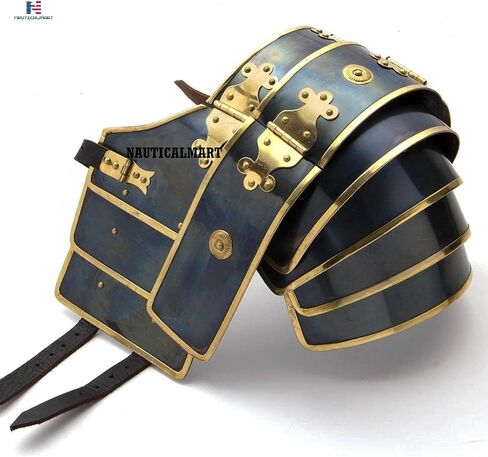 NauticalMart Lorica Segmentata of the Praetorian Guard Rome Soldier Military Lorica Roman Centurion Legionary يمكن ارتداؤها زي القرون الوسطى LARP Body Armor Jacket Halloween in Saudi Arabia