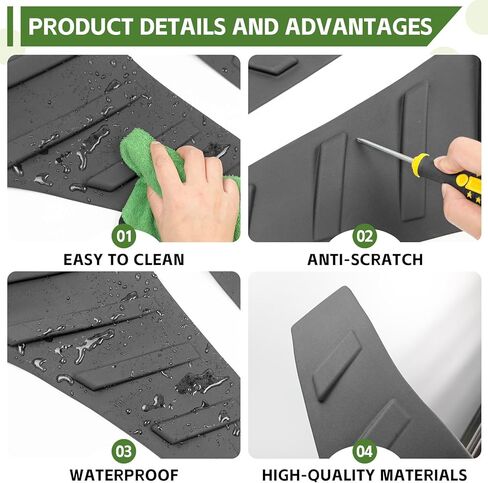 حامي المصد الخلفي لـ 2025 2026 Toyota 4Runner (استبعاد SR5) غطاء زاوية واقي المصد الخلفي مادة TPE ناعمة لملحقات السيارة الخارجية 2025+ 4 عداء in Kuwait