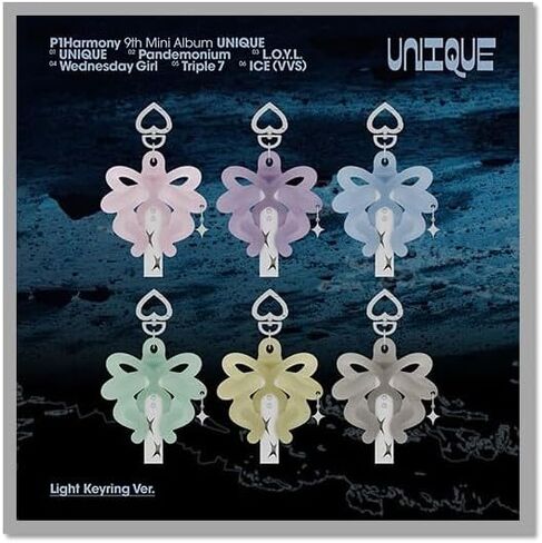P1Harmony UNIQUE [Light Keyring Ver.] الألبوم المصغر التاسع in Kuwait