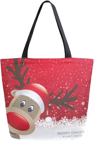 حقيبة يد نسائية كبيرة من القماش من ALAZA حقيبة كتف كاجوال للسفر في الهواء الطلق وعطلات نهاية الأسبوع in Kuwait