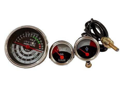 يناسب جرار JD 1010 صف مقياس سرعة الدوران ودرجة الحرارة ومجموعة قياس الوقود Tacho هو 85 مم 3 3/8" in Kuwait