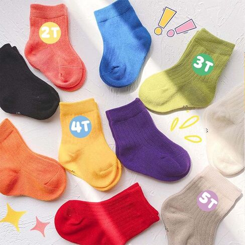 480 PCS Toddler Clothing Size Stickers, 1.25" Circle Sizing Sticker Labels for Toddler Clothing, Color-Coding Size Organizer Sticker for Children's Apparel Retail Store in Kuwait