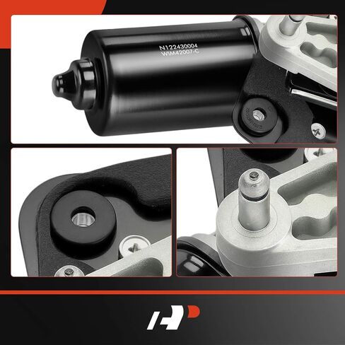 A-Premium Front Windshield Wiper Motor Compatible with Lincoln Town Car 1987 1988 1989, 7-Pin, with 1 Plug Motor in Kuwait