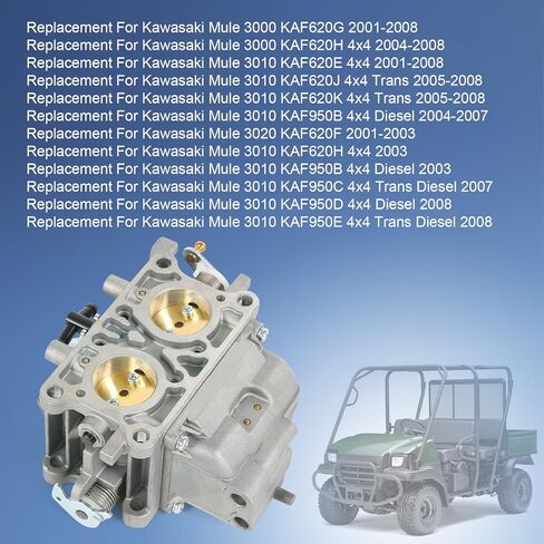 15003-2766 استبدال المكربن ​​لكاواساكي بغل 3000 3010 3020 2001-2008، استبدال 11060-2477، 11060-2478 in Kuwait
