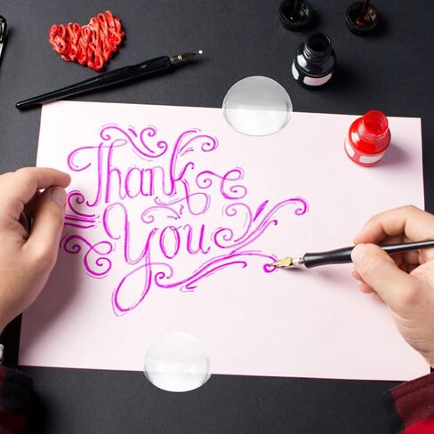 أوزان ورق على شكل قبة مقاس 1.49 بوصة من الزجاج الشفاف لنصف الكرة الأرضية لخياطة اللحف والخط وخياطة النسيج ونمط صنع ملحقات المكتب in Kuwait