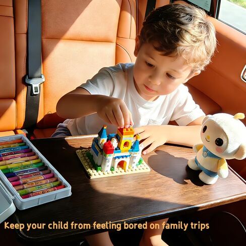 Car Desk for Laptop,360° Rotating Cup Holder Table，Wood Car Tray, Car Table & Car Food Tray，Steering Wheel Tray， Car Accessories for Women & Men. Compatible with Tesla Model Y/3/S, Ford F150& Most in Kuwait