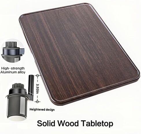 Car Desk for Laptop,360° Rotating Cup Holder Table，Wood Car Tray, Car Table & Car Food Tray，Steering Wheel Tray， Car Accessories for Women & Men. Compatible with Tesla Model Y/3/S, Ford F150& Most in Kuwait