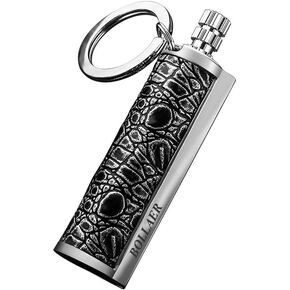 BOLLAER Keychain Flint Metal Matchstick Fire, Car Key Rings, Kerosene Refillable Lighter, EDC Best Gift Ideas and BBQ Camping Emergency Survival Gear for Men Women