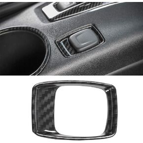 CheroCar for Camaro Interior Accessories Carbon Fiber Grain Cigarette Lighter Decoraiton Cover Trim for Chevrolet Camaro 2017-2021…