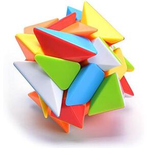 CuberSpeed Axis stickerless Bright Jingang V2 3x3 Color Magic Cube 3x3x3 Axis V2 Cube V2 Speed Cube Puzzle