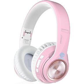 Riwbox TX8 Bluetooth Headphones, Over ear Headphones, HIFI Stereo, with touch control and mic, Soft earmuffs/foldable/SD/TF, 40H playtime, for Travel/TV/music/OFC/GYM/Game