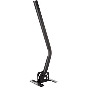 Adjustable Satellite Dish Antenna Mast 1 Inch for Roof or Wall Installation, TV Antenna Mast, J Pole Mounting Bracket Weatherproof, Hardware Included