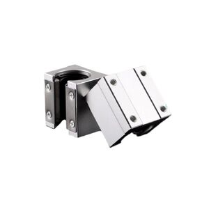 Coavoo SBR12UU Bearing Blocks, 2Pcs 12mm Open Sliding Ball Bearing Block for SBR12 Linear Motion Shaft Guides Slide Rails as CNC Linear Rail Kit