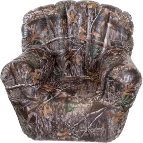 AirCandy Realtree Camo Heavy-Duty Inflatable Armchair Built tought for Outdoor Camping, Hunting and Harsh environments.